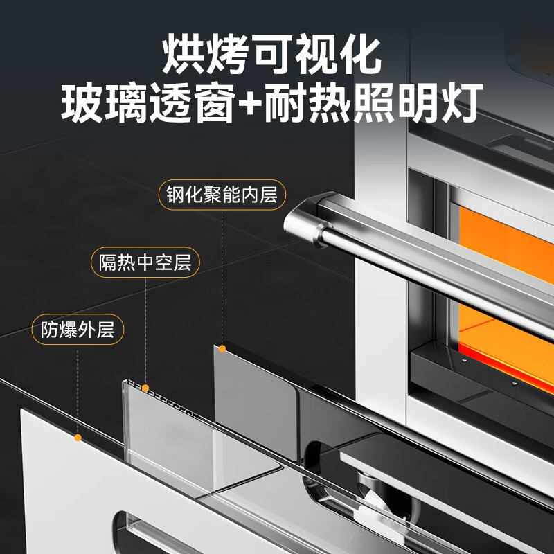 麥大廚標準款三層六盤旋鈕控溫定時烤箱19.8KW